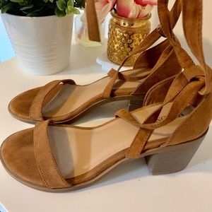 Merona brown suede sandals